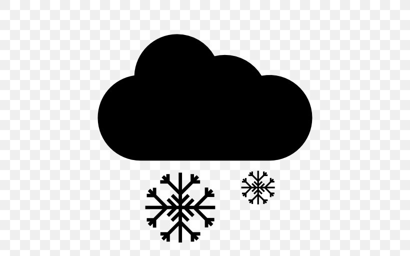 Snowflake Symbol, PNG, 512x512px, Snowflake, Black, Black And White, Cloud, Flower Download Free