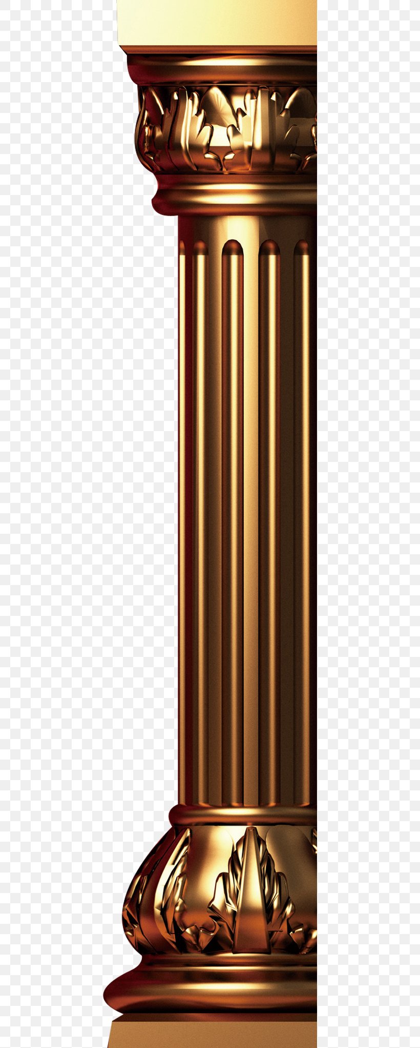 Column Metal, PNG, 418x2042px, Column, Architecture, Gilding, Gold, Lustre Download Free