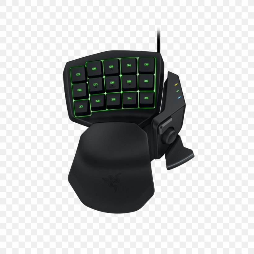 Razer Tartarus Chroma Gaming Keypad Computer Keyboard Razer Inc. Razer Keypad Tartarus V2 Mecha-Membrane Gaming RZ07-02270100-R3U1, PNG, 1024x1024px, Razer Tartarus Chroma, Backlight, Color, Computer, Computer Component Download Free