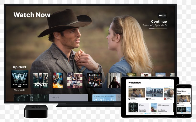 Apple TV Television Show Netflix, PNG, 2400x1499px, Apple Tv, Advertising, Apple, Brand, Communication Download Free