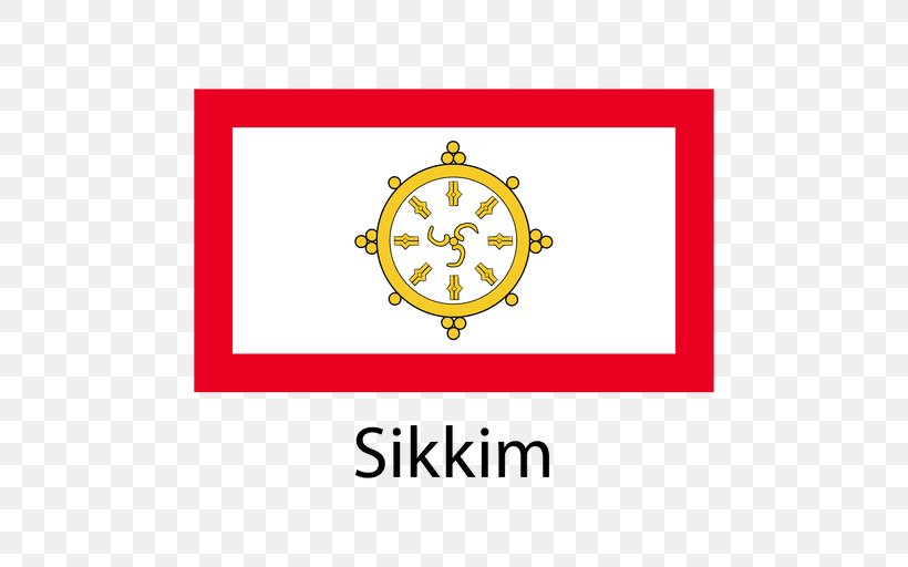 Flag Of Sikkim Flag Of Sikkim Vector Graphics National Flag, PNG, 512x512px, Sikkim, Area, Brand, Diagram, Flag Download Free