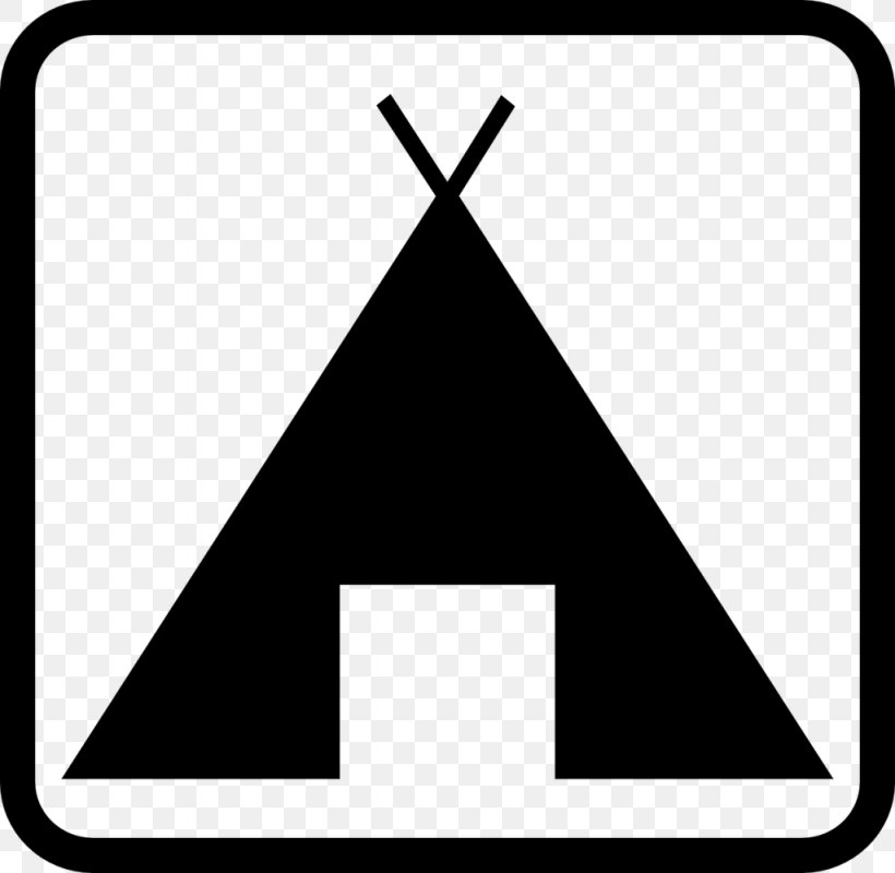 Camping Tent Campsite Clip Art, PNG, 1024x1000px, Camping, Area, Backpacking, Black, Black And White Download Free