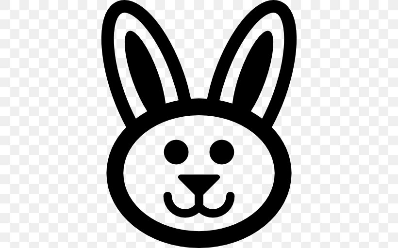 Easter Bunny Domestic Rabbit, PNG, 512x512px, Easter Bunny, Animal, Black And White, Domestic Rabbit, Easter Download Free