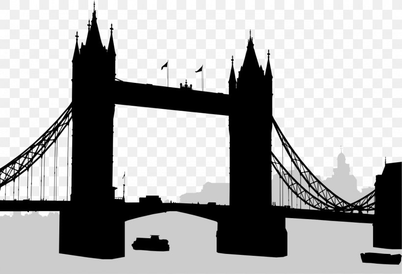 London Bridge Tower Of London Tower Bridge Millennium Bridge, London Westminster, PNG, 1280x873px, London Bridge, Architecture, Black And White, Bridge, Cable Stayed Bridge Download Free