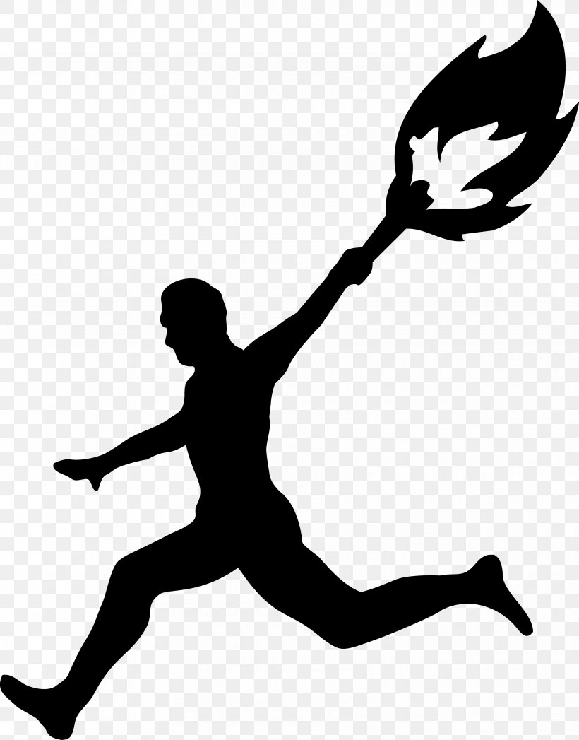 Olympic Games 2018 Winter Olympics Torch Relay Olympic Flame Clip Art, PNG, 3420x4370px, Olympic Games, Black And White, Free Content, Human Behavior, Joint Download Free