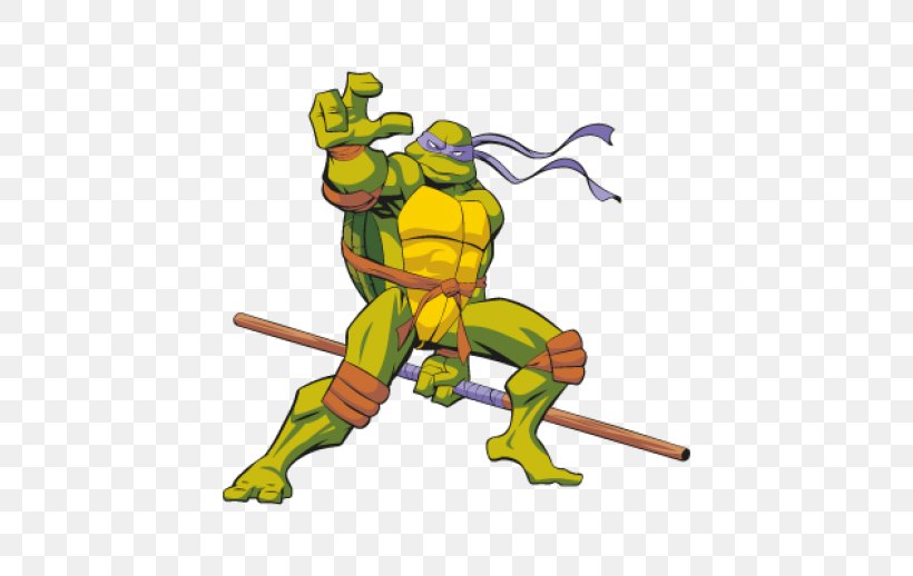Teenage Mutant Ninja Turtles 2: Battle Nexus Donatello Leonardo Splinter Michelangelo, PNG, 518x518px, Donatello, Art, Artwork, Baseball Equipment, Decal Download Free