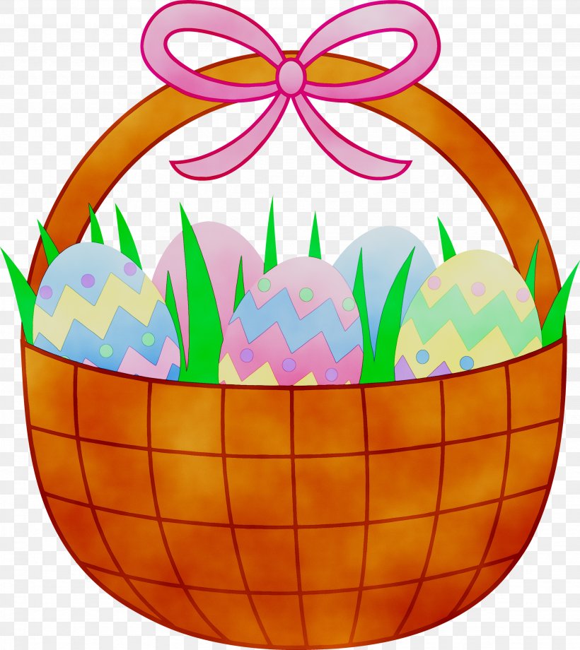 Easter Basket Easter Bunny Easter Egg, PNG, 2672x3000px, Easter Basket, Basket, Bow And Arrow, Cartoon, Easter Download Free