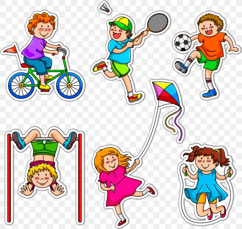 Kids Playing Cartoon, PNG, 979x927px, Child, Animal Figure, Cartoon,  Celebrating, Gross Motor Skill Download Free