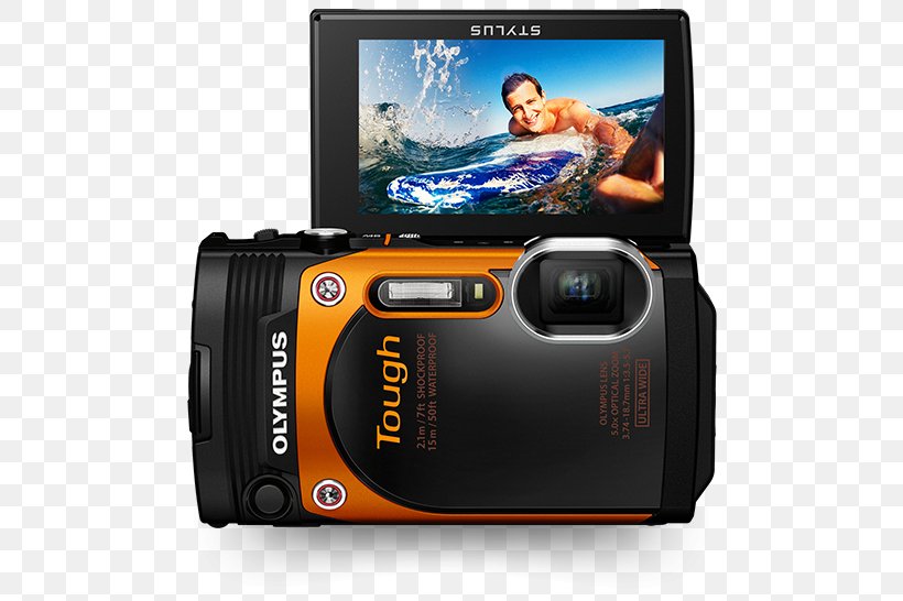 Olympus Tough TG-5 Point-and-shoot Camera Rugged, PNG, 600x546px, Olympus Tough Tg5, Camera, Camera Accessory, Camera Lens, Cameras Optics Download Free