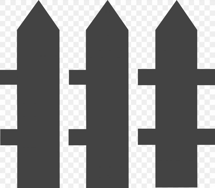 Picket Fence Palisade Symbol, PNG, 3000x2625px, Fence, Black And White, Brand, Electric Fence, Garden Download Free