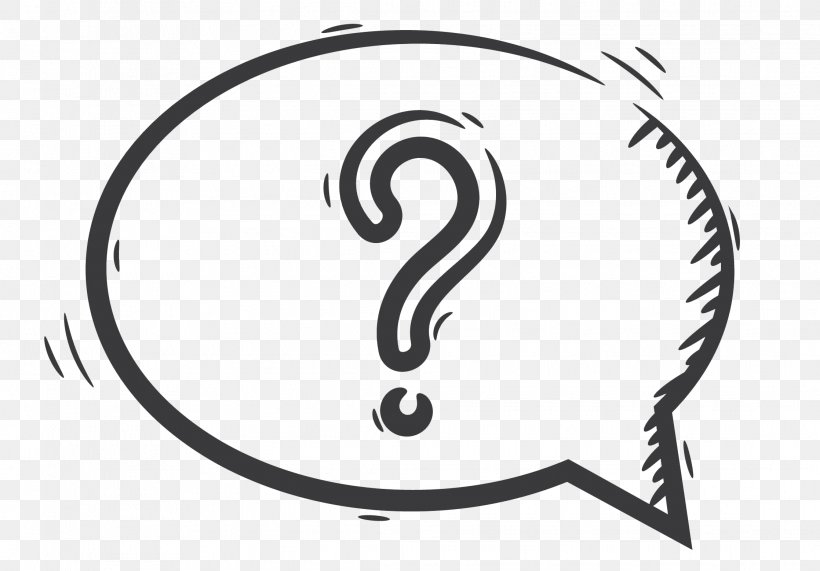 Question Mark Speech Balloon Text Drawing Bubble, PNG, 2235x1558px, Question Mark, Area, Black And White, Brand, Bubble Download Free