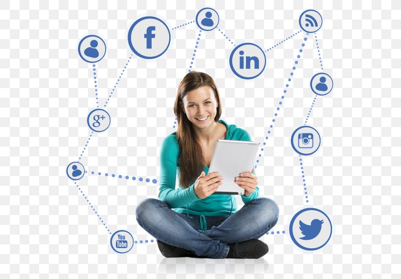 Social Media Digital Marketing Internet Access Computer Network, PNG, 553x571px, Social Media, Blue, Business, Communication, Computer Network Download Free