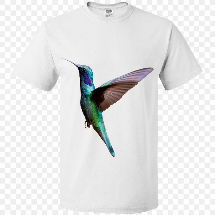 T-shirt Hummingbird M Message, PNG, 1000x1000px, Tshirt, Animal, Antwoord, Beak, Bird Download Free