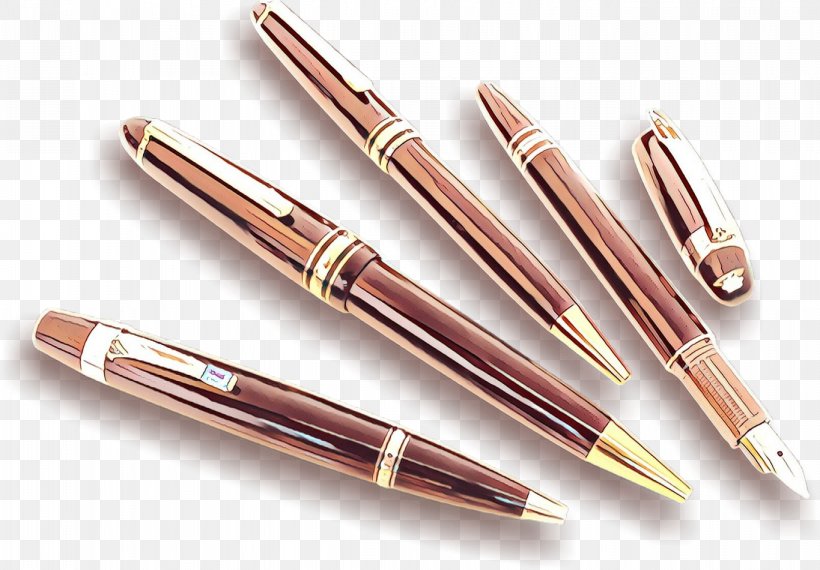 Pen Office Supplies Writing Implement Copper Metal, PNG, 1365x950px, Cartoon, Ball Pen, Copper, Metal, Office Supplies Download Free