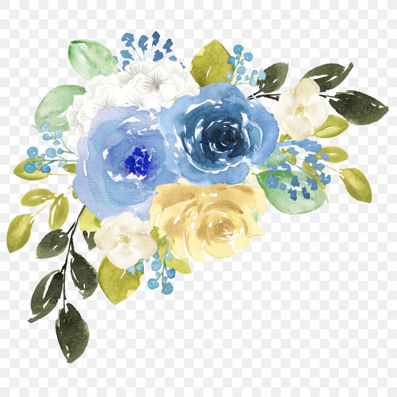 Watercolor Painting Watercolor: Flowers Blue Flower Painting, PNG, 1024x1024px, Watercolor Painting, Anemone, Blue, Blue Rose, Bouquet Download Free