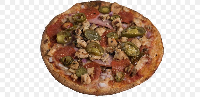 California-style Pizza Sicilian Pizza Bombay Pizza Express Vegetarian Cuisine, PNG, 640x400px, Californiastyle Pizza, American Food, Bombay Pizza Express, California Style Pizza, Cheese Download Free