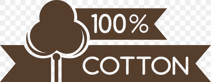 Cotton Logo Sign Textile, PNG, 2104x822px, Cotton, Brand, Brown, Logo, Sign Download Free