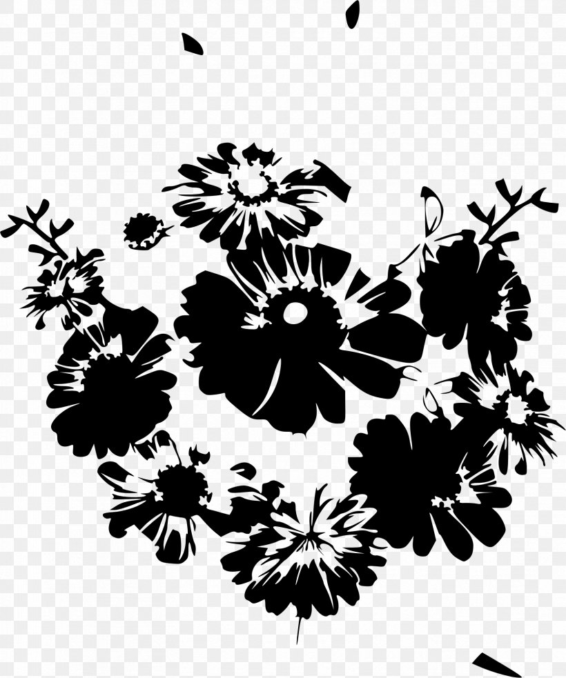 Flower Bouquet Floral Design Black And White Petal, PNG, 1661x1993px, Flower, Black, Black And White, Chrysanths, Flora Download Free