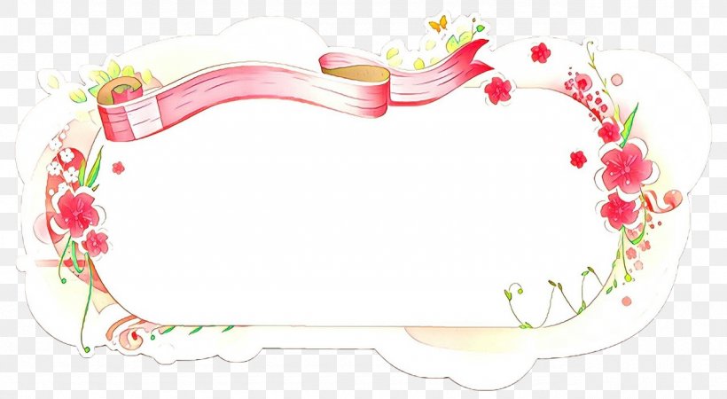 Picture Frame, PNG, 1280x703px, Cartoon, Heart, Picture Frame, Pink Download Free