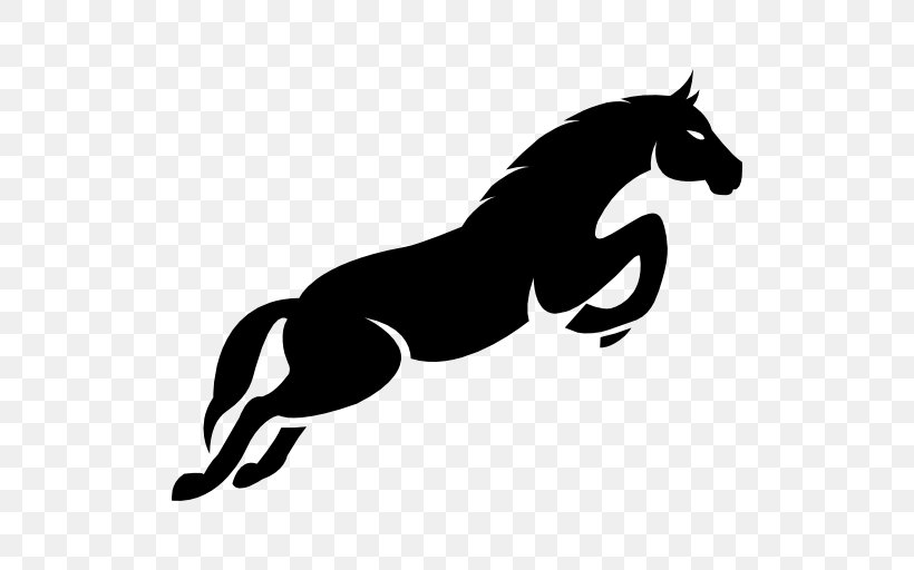 Stallion Mane Mustang Pony Show Jumping, PNG, 512x512px, Stallion, Bascule, Black, Black And White, Carnivoran Download Free