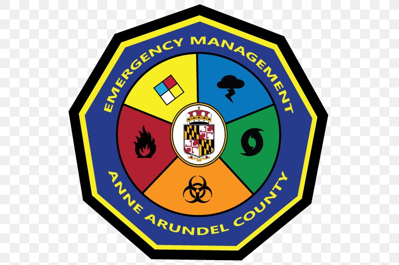 Anne Arundel County: Office Of Emergency Management Emergency Service Federal Emergency Management Agency, PNG, 550x545px, Emergency Management, Anne Arundel County Maryland, Area, Ball, Certified First Responder Download Free