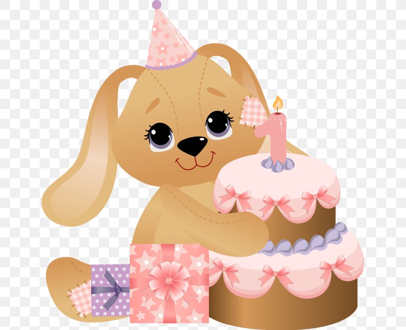 Birthday Cake Rabbit Clip Art, PNG, 651x667px, Birthday Cake, Birthday, Cake, Cake Decorating, Carnivoran Download Free