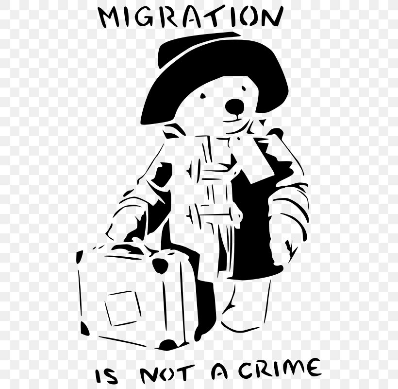 Crime Scene Paddington Bear T-shirt Immigration, PNG, 518x800px, Crime, Area, Art, Artwork, Banksy Download Free