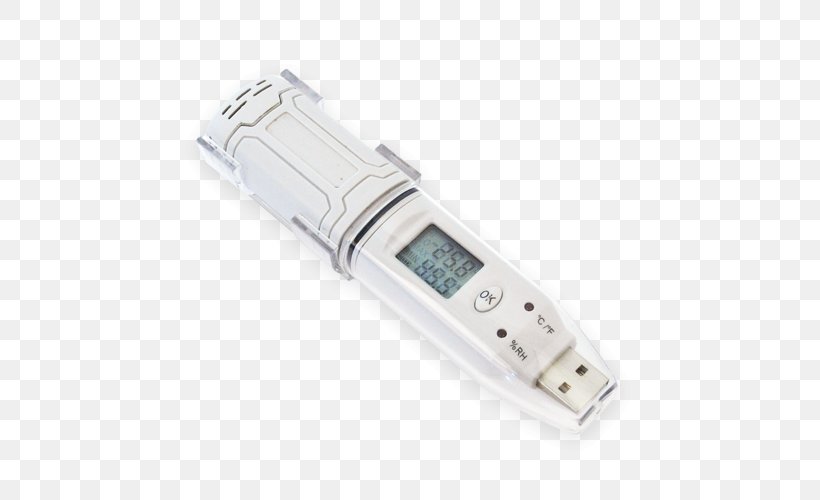 Data Logger USB Flash Drives Measuring Instrument, PNG, 500x500px, Data Logger, Display Device, Electronics, Electronics Accessory, Flash Memory Download Free
