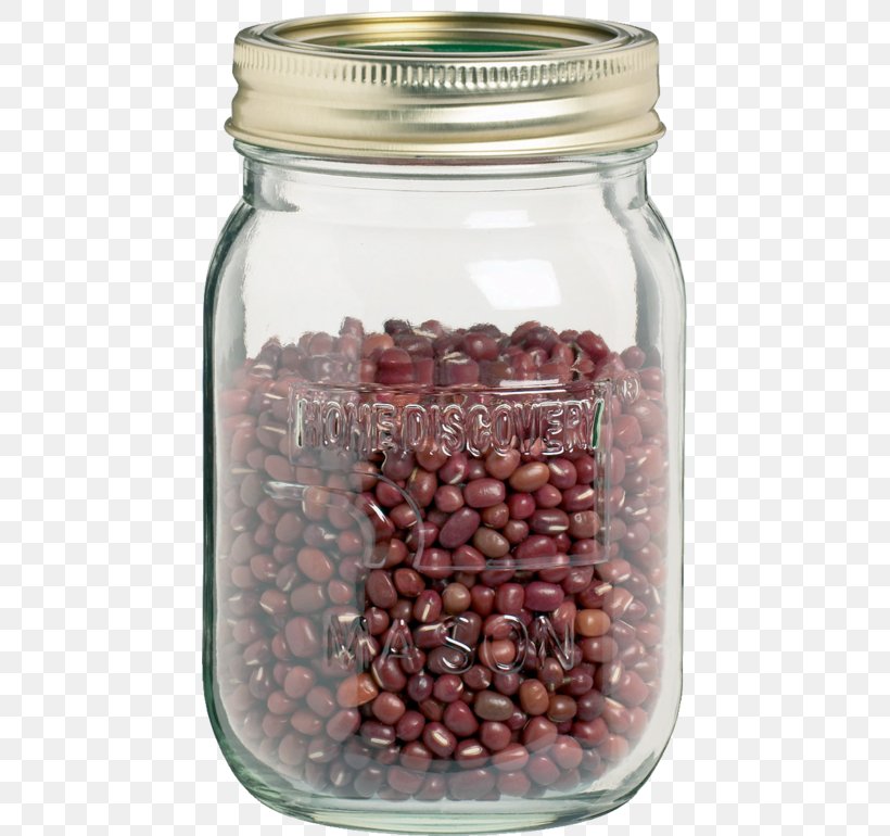 Mason Jar Glass Lid Food Preservation, PNG, 448x770px, Mason Jar, Azuki Bean, Ball Corporation, Bean, Bottle Download Free