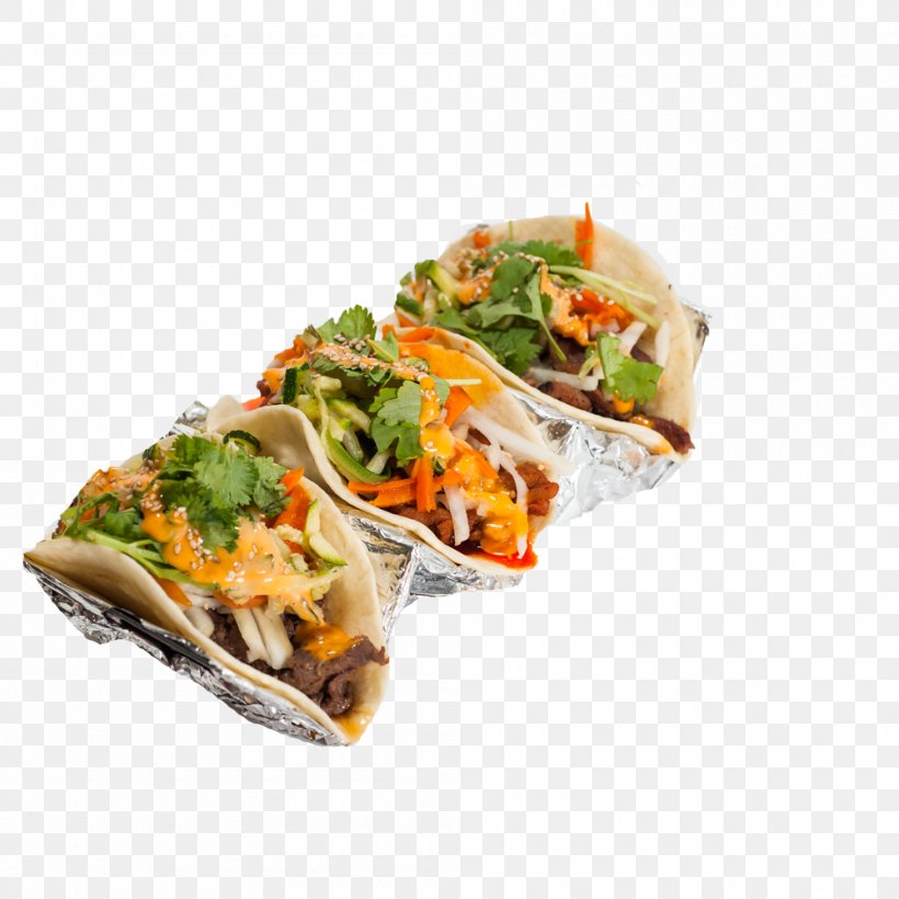 Korean Taco Korean Cuisine Asian Cuisine ZZAAM! Fresh Korean Grill Barbecue, PNG, 1000x1000px, Korean Taco, Appetizer, Asian Cuisine, Asian Food, Barbecue Download Free