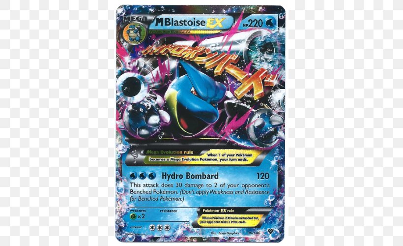 Pokémon X And Y Blastoise Pokémon Trading Card Game Playing Card, PNG, 500x500px, Blastoise, Action Figure, Bulbasaur, Charizard, Collectable Trading Cards Download Free