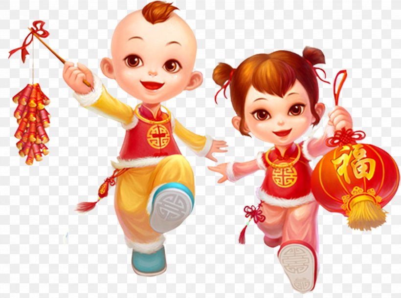 Chinese New Year Traditional Chinese Holidays Lantern Festival, PNG, 2973x2213px, Chinese New Year, Art, Cartoon, Child, Chinese Zodiac Download Free