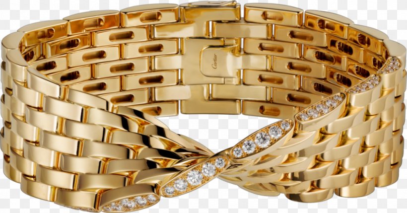 Colored Gold Cartier Bracelet Jewellery, PNG, 1000x524px, Gold, Bangle, Bracelet, Brilliant, Carat Download Free