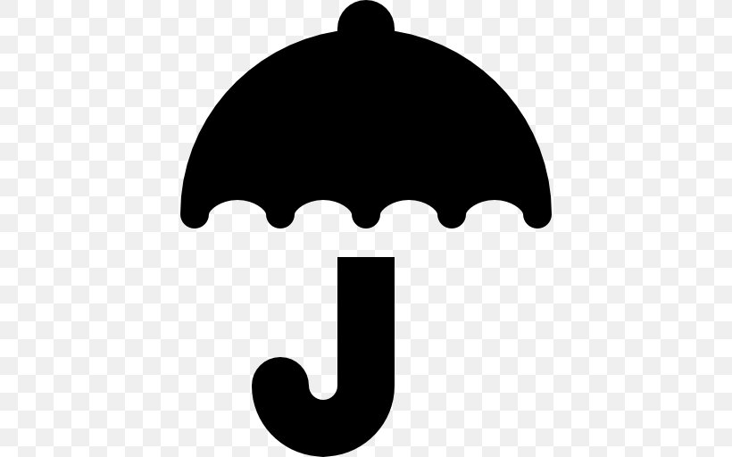 Umbrella Clip Art, PNG, 512x512px, Umbrella, Black, Black And White, Monochrome Photography, Rain Download Free