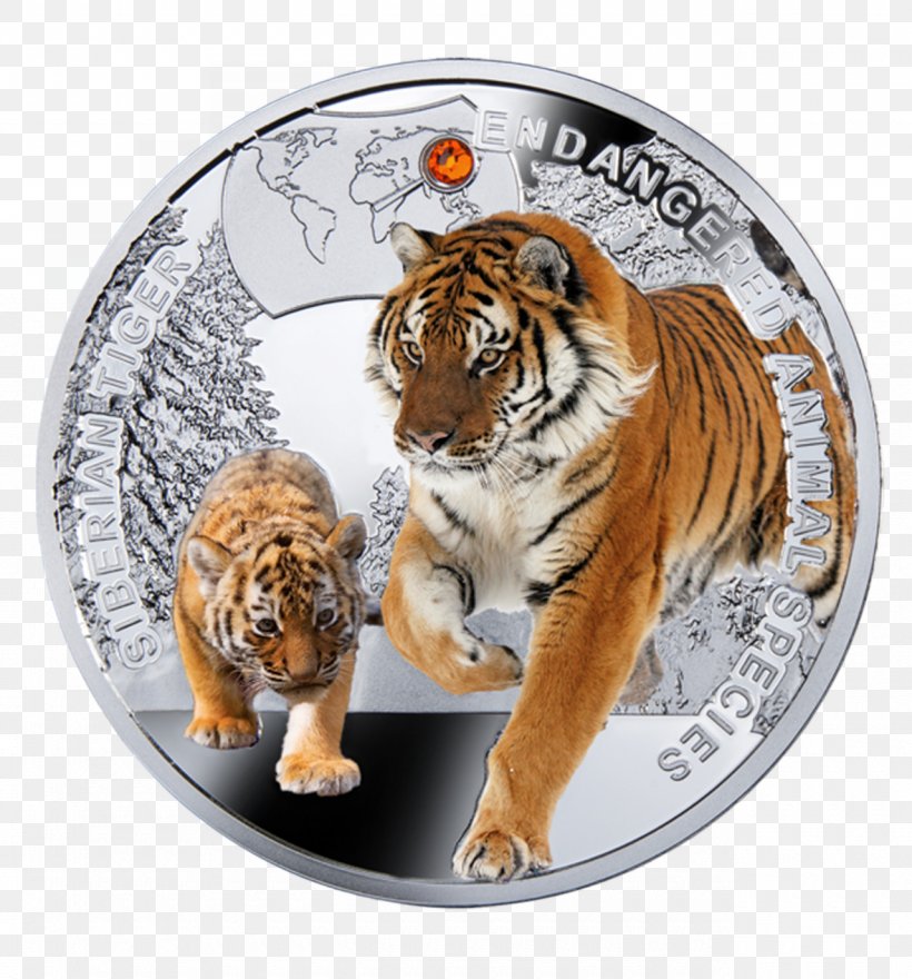 Siberian Tiger Endangered Species Coin Amur Leopard Animal, PNG, 1280x1374px, Siberian Tiger, Amur Leopard, Animal, Bengal Tiger, Big Cats Download Free