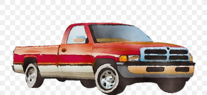 Land Vehicle Vehicle Car Pickup Truck Truck Bed Part, PNG, 728x377px, Watercolor, Auto Part, Bumper, Bumper Part, Car Download Free