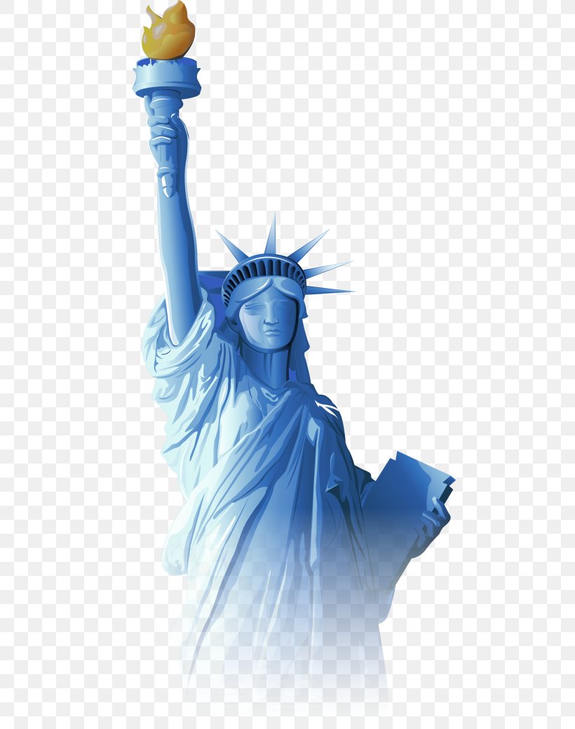 Statue Of Liberty Image Eiffel Tower, PNG, 480x1038px, Statue Of Liberty, Action Figure, Art, Blue, Drawing Download Free