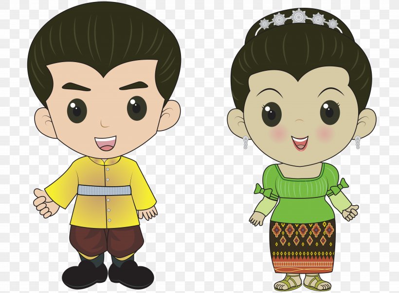 Folk Costume Cambodia Thailand Clothing, PNG, 5000x3684px, Folk Costume, Baju Melayu, Boy, Cambodia, Cartoon Download Free