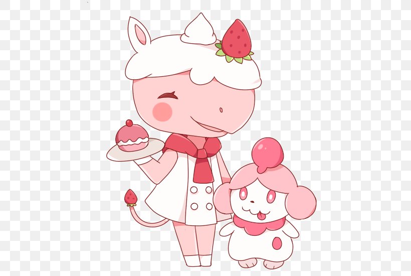 Animal Crossing: New Leaf Hello Kitty Nintendo 3DS Pony Cuteness, PNG, 550x550px, Watercolor, Cartoon, Flower, Frame, Heart Download Free