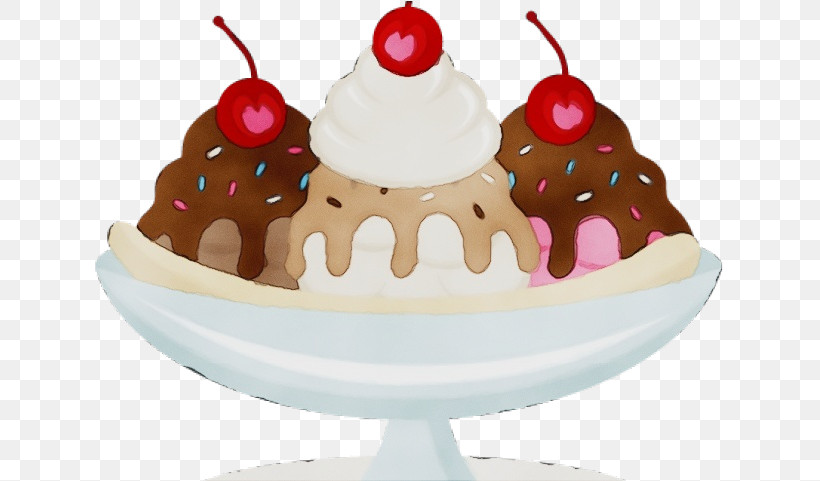 Ice Cream, PNG, 629x481px, Watercolor, Buttercream, Cake, Chocolate, Chocolate Cake Download Free