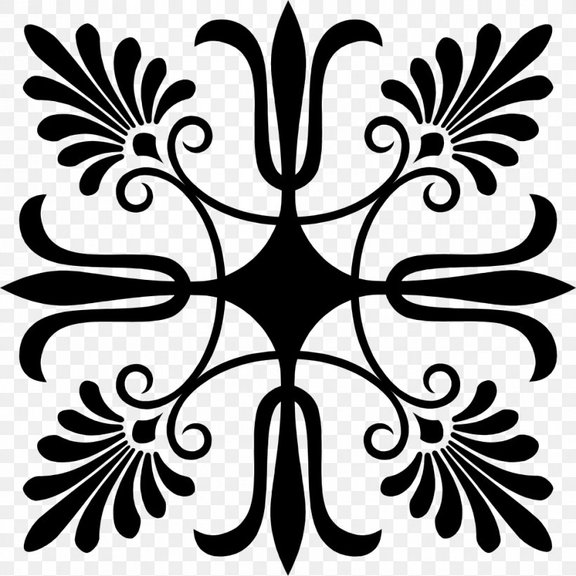 Hawaiian Quilt Stencil Pattern, PNG, 990x992px, Hawaiian Quilt, Art, Artwork, Black And White, Decorative Arts Download Free