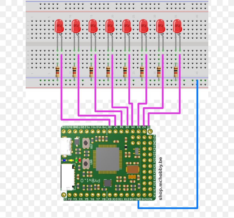 Microcontroller Electronics Line Chase Point, PNG, 640x762px, Microcontroller, Arduino, Area, Central Processing Unit, Chase Download Free