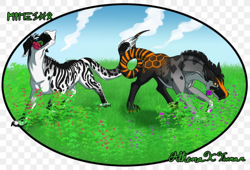 Tiger Cat Horse Mammal Ecosystem, PNG, 1024x698px, Tiger, Big Cat, Carnivore, Cartoon, Cat Download Free