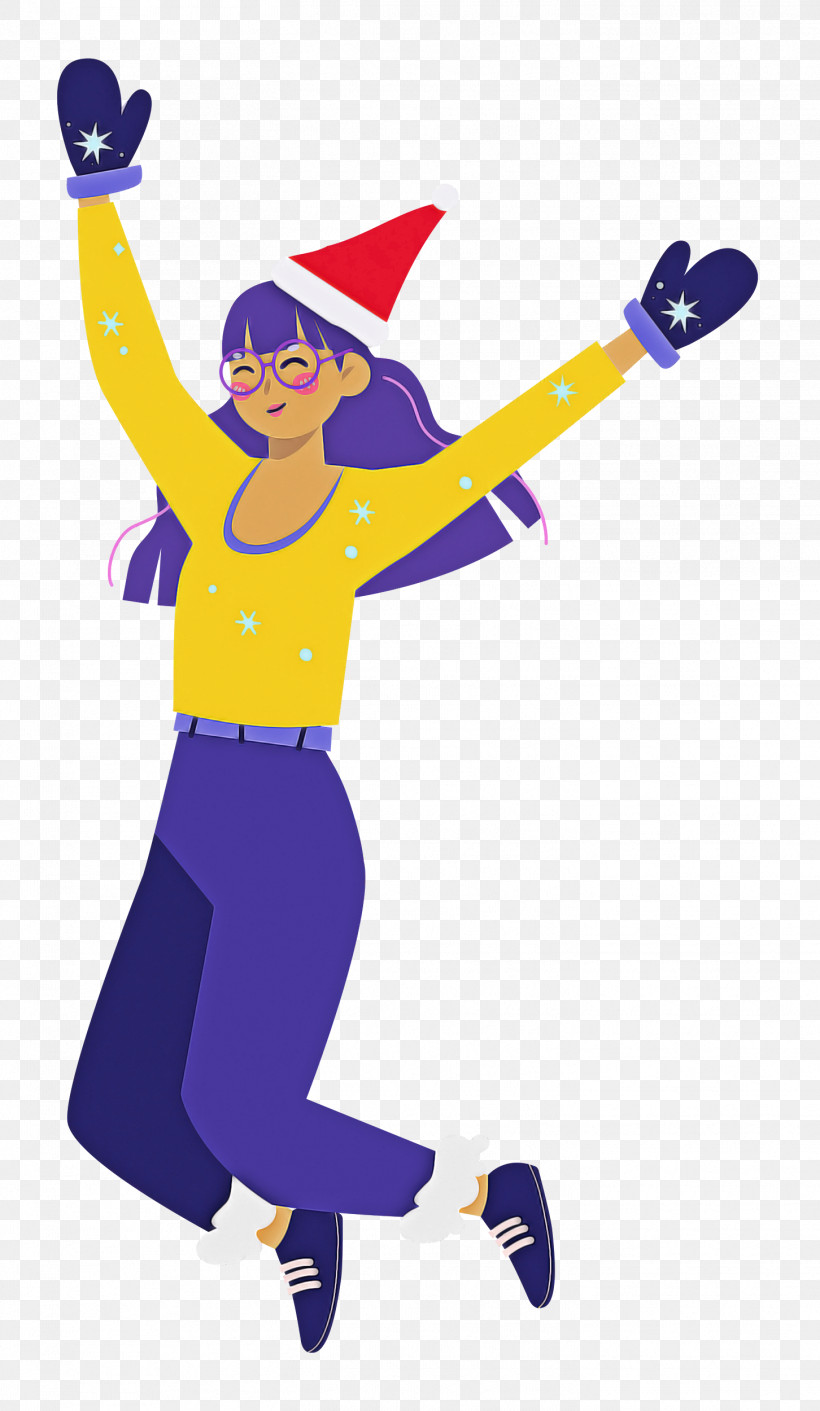 Christmas Jump Celebrating, PNG, 1452x2500px, Christmas, Cartoon, Celebrating, Character, Costume Download Free