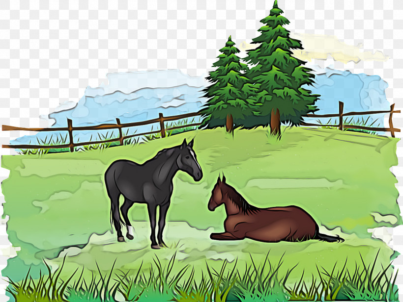 Foal Mustang Stallion Ecosystem Pasture, PNG, 1280x962px, Foal, Cartoon, Ecosystem, Horse, Mustang Download Free