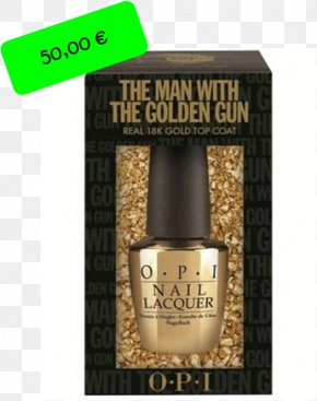 Gold Gun - James Bond OPI Products Nail Polish Nail Art PNG