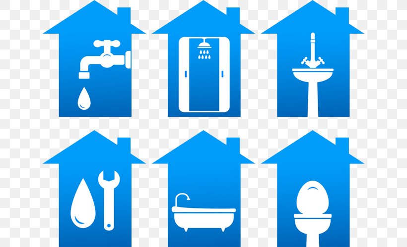 Plumbing Plumber Royalty-free Clip Art, PNG, 650x499px, Plumbing, Area, Bathroom, Bathtub, Blue Download Free