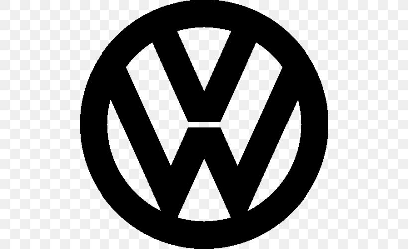 Volkswagen Jetta Volkswagen Group Volkswagen Golf Car, PNG, 500x500px, Volkswagen, Area, Black And White, Brand, Bumper Sticker Download Free
