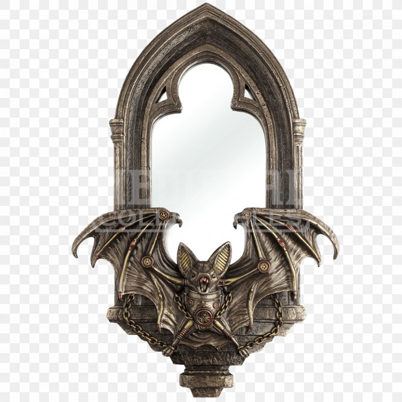Steampunk Fantasy Cosplay Mirror Glass, PNG, 850x850px, Steampunk, Arch, Bedroom, Bookend, Bronze Download Free
