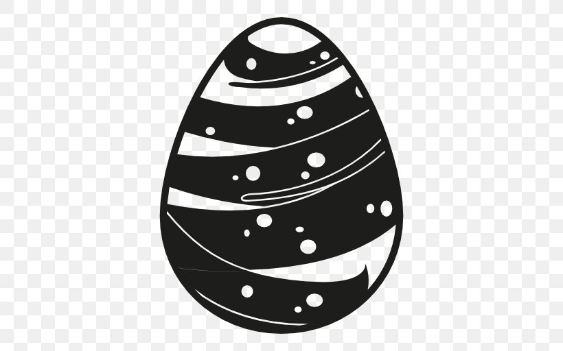 Easter Egg, PNG, 512x512px, Easter Egg, Black And White, Easter, Egg, Monochrome Download Free